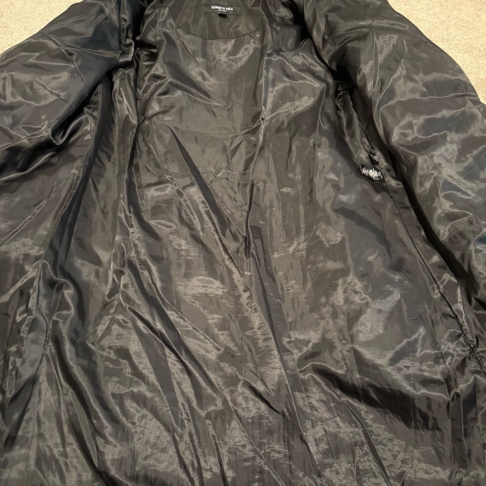 Kenneth Cole New York Black Puffer Women’s Warm Hooded Long Quilted XL Jacket - Picture 7 of 12